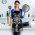 Black Ngaru Taniko With Aotearoa Maori Tattoo Apron - Polynesian Pride