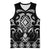 Black Ngaru Taniko With Aotearoa Maori Tattoo Basketball Jersey - Polynesian Pride