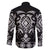 Black Ngaru Taniko With Aotearoa Maori Tattoo Family Matching Summer Maxi Dress and Hawaiian Shirt