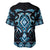 Blue Ngaru Taniko With Aotearoa Maori Tattoo Baseball Jersey