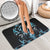 Blue Ngaru Taniko With Aotearoa Maori Tattoo Bathroom Set - Polynesian Pride