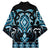 Blue Ngaru Taniko With Aotearoa Maori Tattoo Kimono - Polynesian Pride