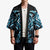 Blue Ngaru Taniko With Aotearoa Maori Tattoo Kimono - Polynesian Pride