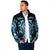 Blue Ngaru Taniko With Aotearoa Maori Tattoo Padded Jacket - Polynesian Pride