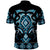 Blue Ngaru Taniko With Aotearoa Maori Tattoo Polo Shirt