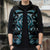 Blue Ngaru Taniko With Aotearoa Maori Tattoo Sleeveless Puffer Jacket - Polynesian Pride