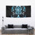 Blue Ngaru Taniko With Aotearoa Maori Tattoo Tapestry