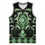 Green Ngaru Taniko With Aotearoa Maori Tattoo Basketball Jersey - Polynesian Pride