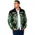 Green Ngaru Taniko With Aotearoa Maori Tattoo Padded Jacket - Polynesian Pride