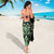 Green Ngaru Taniko With Aotearoa Maori Tattoo Sarong