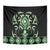 Green Ngaru Taniko With Aotearoa Maori Tattoo Tapestry
