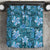 Cyan Hawaii Plumeria With Tropical Flowers Motifs Bedding Set