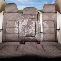 Polynesia Hammerhead Shark Tattoo With Plumeria Lei Back Car Seat Cover