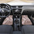 Polynesia Hammerhead Shark Tattoo With Plumeria Lei Car Mats