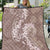 Polynesia Hammerhead Shark Tattoo With Plumeria Lei Quilt