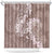 Polynesia Hammerhead Shark Tattoo With Plumeria Lei Shower Curtain