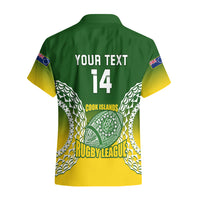 Personalised Cook Islands Rugby Hawaiian Shirt Pacific Go The Kukis Gradient Style LT14 - Polynesian Pride