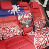 Personalised Taiwan Billiards Back Car Seat Cover Eight-ball Pool Polynesia Tattoo - Polynesian Pride