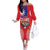 Personalised Taiwan Billiards Family Matching Off The Shoulder Long Sleeve Dress and Hawaiian Shirt Eight-ball Pool Polynesia Tattoo - Polynesian Pride