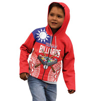 Personalised Taiwan Billiards Kid Hoodie Eight-ball Pool Polynesia Tattoo - Polynesian Pride