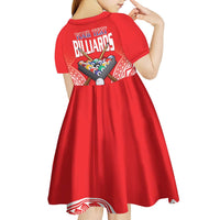 Personalised Taiwan Billiards Kid Short Sleeve Dress Eight-ball Pool Polynesia Tattoo LT14 - Polynesian Pride