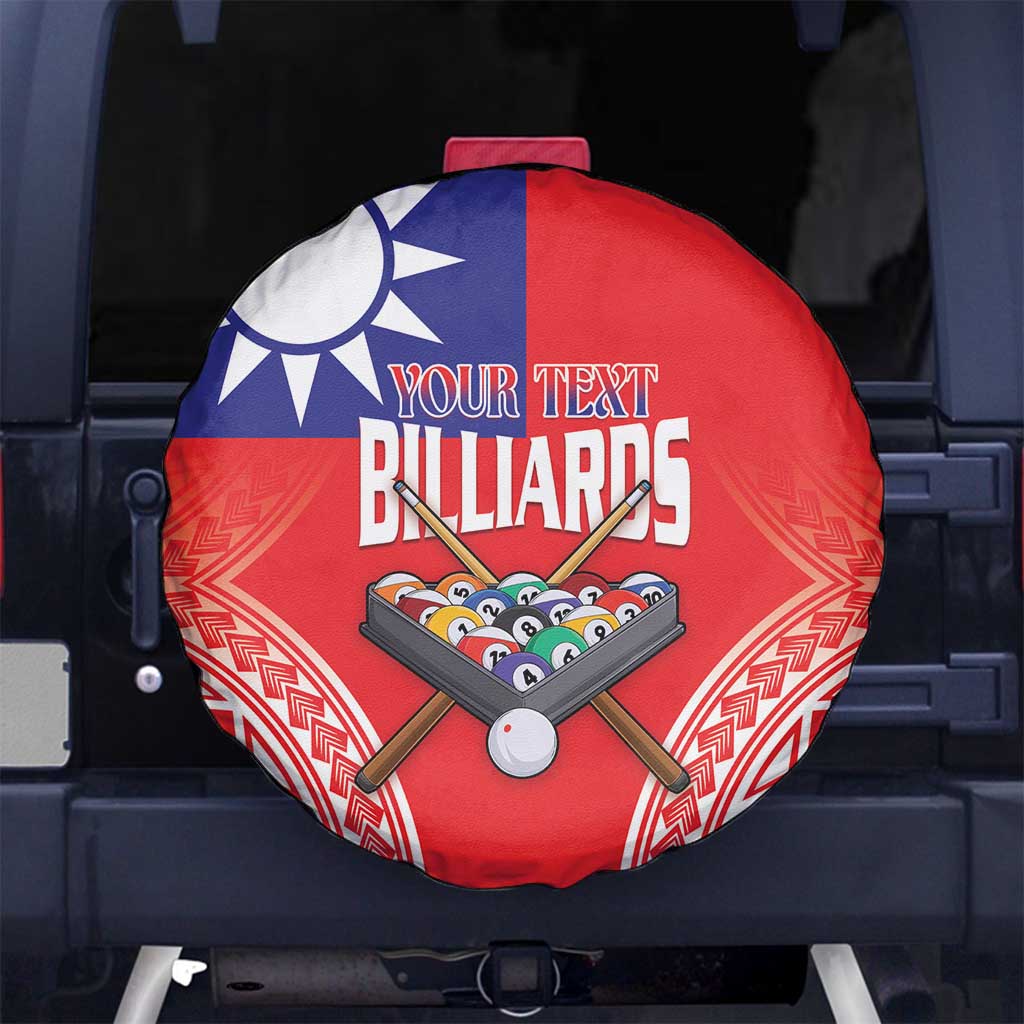 Personalised Taiwan Billiards Spare Tire Cover Eight-ball Pool Polynesia Tattoo - Polynesian Pride