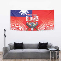 Personalised Taiwan Billiards Tapestry Eight-ball Pool Polynesia Tattoo - Polynesian Pride
