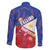 Personalised Philippines Billiards Family Matching Off Shoulder Short Dress and Hawaiian Shirt Cue With Balls Flag Style - Polynesian Pride