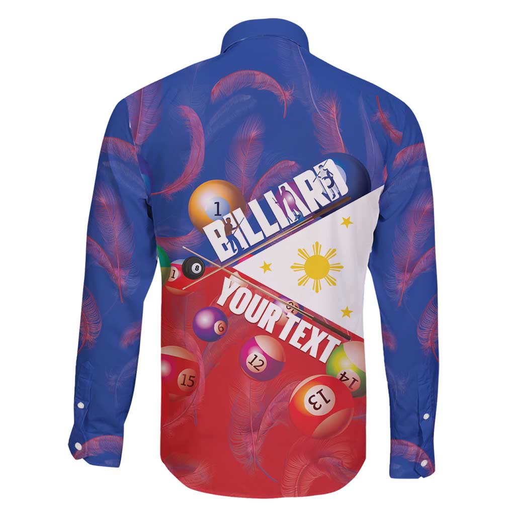 Personalised Philippines Billiards Family Matching Puletasi and Hawaiian Shirt Cue With Balls Flag Style - Polynesian Pride
