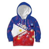Personalised Philippines Billiards Kid Hoodie Cue With Balls Flag Style - Polynesian Pride