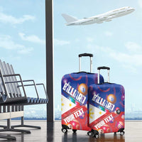 Personalised Philippines Billiards Luggage Cover Cue With Balls Flag Style - Polynesian Pride