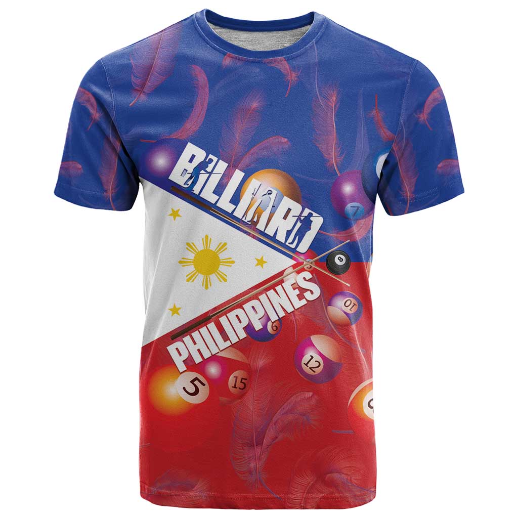 Personalised Philippines Billiards T Shirt Cue With Balls Flag Style - Polynesian Pride