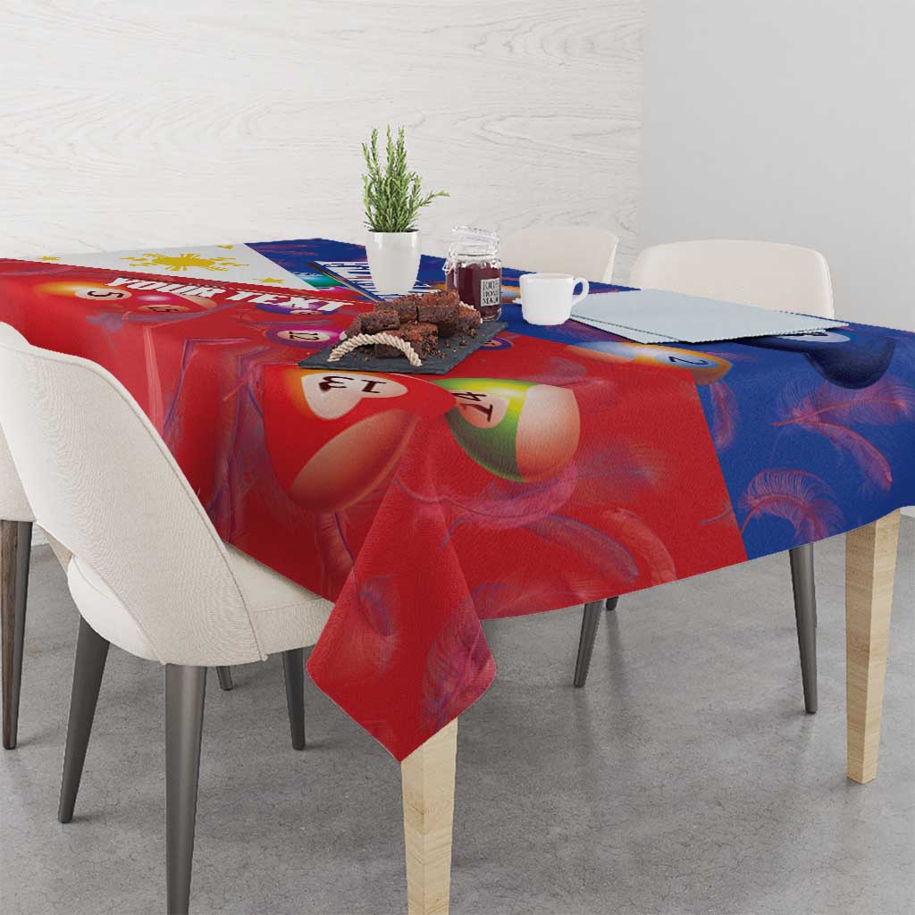 Personalised Philippines Billiards Tablecloth Cue With Balls Flag Style - Polynesian Pride