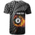 Personalised New Zealand Billiards T Shirt Maori Fern On Fire 8 Ball - Polynesian Pride