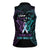 Suicide Awareness Memorial Women Sleeveless Polo Shirt I Wear Purple and Teal For Someone I Miss - Polynesian Pride
