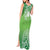 Polynesia Depression Awareness Tank Maxi Dress Sunflower Green Ribbons Polynesian Tattoo