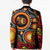Celebrating 50 Years Papua New Guinea Blazer Aboriginal Mix Papuan Pattern - Polynesian Pride