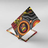 Celebrating 50 Years Papua New Guinea Canvas Wall Art Aboriginal Mix Papuan Pattern - Polynesian Pride