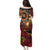 Celebrating 50 Years Papua New Guinea Family Matching Puletasi and Hawaiian Shirt Aboriginal Mix Papuan Pattern - Polynesian Pride