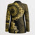 Vanuatu Blazer Hibisus Polynesian Pattern Gold - Polynesian Pride