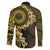 Vanuatu Family Matching Summer Maxi Dress and Hawaiian Shirt Hibisus Polynesian Pattern Gold - Polynesian Pride