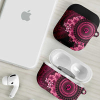 Vanuatu AirPods Case Hibisus Polynesian Pattern Pink - Polynesian Pride