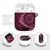 Vanuatu AirPods Case Hibisus Polynesian Pattern Pink - Polynesian Pride