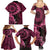 Vanuatu Family Matching Summer Maxi Dress and Hawaiian Shirt Hibisus Polynesian Pattern Pink - Polynesian Pride
