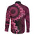 Vanuatu Family Matching Summer Maxi Dress and Hawaiian Shirt Hibisus Polynesian Pattern Pink - Polynesian Pride