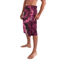 Vanuatu Lavalava Hibisus Polynesian Pattern Pink - Polynesian Pride