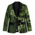 Vanuatu Blazer Hibisus Polynesian Pattern Green - Polynesian Pride