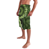 Vanuatu Lavalava Hibisus Polynesian Pattern Green - Polynesian Pride