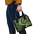 Vanuatu Shoulder Handbag Hibisus Polynesian Pattern Green - Polynesian Pride