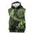 Vanuatu Sleeveless Zip Hoodie Hibisus Polynesian Pattern Green - Polynesian Pride